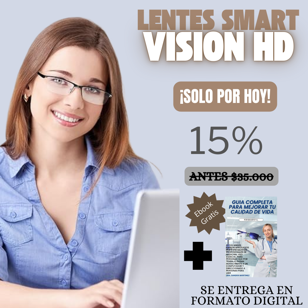 Lentes Ópticos SMART (Visión HD) - PAGA AL RECIBIR 🎁